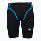 Men's arena Icons Swim Panel Jammer black/neon blue/red fandango/turquoise