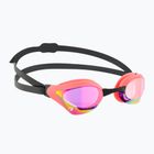 Arena swimming goggles Cobra Core Swipe Mirror violet/coral