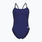 Women's one-piece swimsuit arena Lace Back Solid navy/white