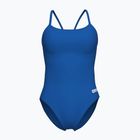 Women's one-piece swimsuit arena Lace Back Solid royal/white