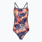 Women's one-piece swimsuit arena Reversible Swimsuit Challenge Back navy/multi