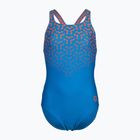 Children's one-piece swimsuit arena Kikko V Swim Pro Back blue china/calypso coral