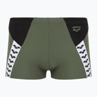 Men's arena Stripe Swim Boxers Short sage/black/multi