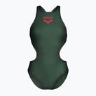 Women's one-piece swimsuit arena One Biglogo One Piece dark sage/black