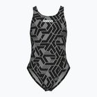 Children's one-piece swimsuit arena Escape Swim Tech L black/team black