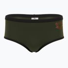 Men's swimming boxer shorts arena One Low Waist Short Big Logo dark sage/black