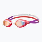 Arena Air-Speed Mirror swim goggles yellow copper/bright coral/plum
