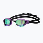 Arena swimming goggles Cobra Swipe Mirror emerald/plum/black