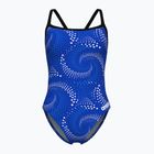 Women's one-piece swimsuit arena Fireflow Challenge Back black/team royal