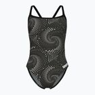 Women's one-piece swimsuit arena Fireflow Challenge Back black/team black