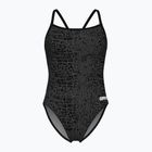 Women's one-piece swimsuit arena Snake Skin Challenge black/team black