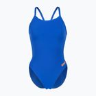Women's one-piece swimsuit arena Team Swimsuit Challenge Solid neon blue/team orange