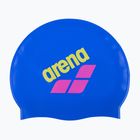 Swim cap arena Big Logo neon blue/shocking pink/yellow star