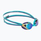 Children's swim goggles arena Python Mirror Jr emerald/peacock/plum