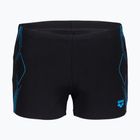 Men's swim boxers arena Graphic Swim Short black/turquoise