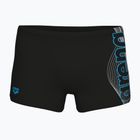 Men's swim boxers arena Basic Swim Short black/turquoise