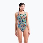 Ladies' one-piece swimsuit arena Fruits Lace Plus Back multi/turquoise / multi