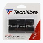 Tennis racket wraps Tecnifibre Contact Soft 12 pcs. black