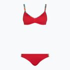 Women's two-piece swimsuit Banana Moon Tyezumma Watercolor rouge