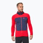 Men's sweatshirt Millet Fusion Grid Hoodie red