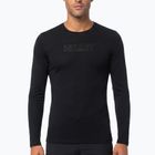 Men's long-sleeve trekking shirt Millet Ubic Wool LS Pullover black