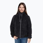Women's sweatshirt Aulp Visha Coral Fleece black