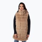 Women's gilet Aulp Carra Faux Fur taupe
