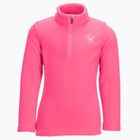Children's ski sweatshirt Rossignol Girl 1/2 Zip Fleece pink fushia