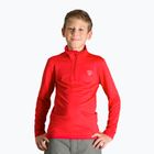 Children's ski sweatshirt Rossignol Boy 1/2 Zip Warm Stretch red