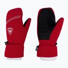 Children's ski gloves Rossignol Jr Popy Impr M red