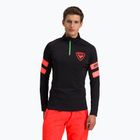 Men's ski sweatshirt Rossignol Classique Hero 1/2 Zip black/red