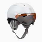 Women's ski helmet Rossignol Fit Visor Impacts white/orange/silver