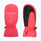 Rossignol Jr Rooster M tea rose children's ski gloves
