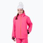 Rossignol Jr Strawpile tea rose children's ski jacket