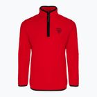 Rossignol Jr Strawpile Fleece Fz sports red children's sweatshirt