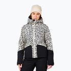 Women's ski jacket Rossignol Rochrun Allover nature wild leopard print