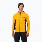 Men's sweatshirt Rossignol Blackside Mix Full Zip Hoodie Fleece saffron ylw