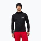 Men's sweatshirt Rossignol Blackside Mix Full Zip Hoodie Fleece black