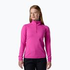 Women's fleece sweatshirt Rossignol Mid Layer Stretch Half Zip electric fuchsia