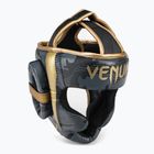 Venum Elite grey-gold boxing helmet VENUM-1395-535