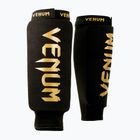 Venum Kontact Without Foot tibia protectors black/gold