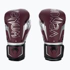 Venum Elite Evo burgundy/silver boxing gloves