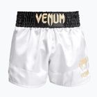 Men's training shorts Venum Classic Muay Thai white/gold/black