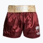 Menʼs training shorts Venum Classic Muay Thai burgundy/gold/white