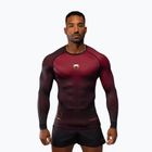 Men's training longsleeve Venum Tactical XT Rashguards black/burgundy/gold