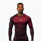 Men's training longsleeve Venum Tactical XT Rashguards black/burgundy/gold