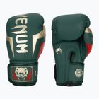 Venum Elite green boxing gloves