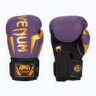 Venum Elite dark purple boxing gloves
