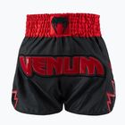 Men's training shorts Venum Inferno Muay Thai charcoal grey/red