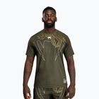Men's training T-shirt Venum Serpenti Dry Tech kaki/bronze/ivory